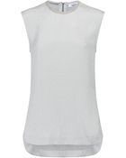 Helmut Lang Tissue Silk Top - Lyst