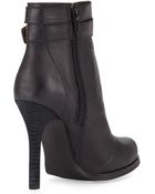 Jeffrey Campbell Belair Leather High-Heel Bootie - Lyst