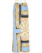 River Island Light Blue Scarf Print Palazzo Trousers - Lyst