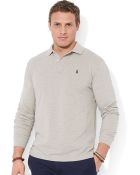Polo Ralph Lauren Big And Tall Long-Sleeved Mesh Polo Shirt - Lyst