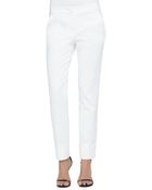Armani Stretch Cotton Wide-Cuffed Slim Pants - Lyst