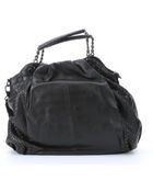 L.a.m.b. Black Leather 'Ember' Top Handle Bag - Lyst