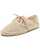 Soludos Suede Derby Lace Up - Lyst