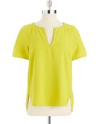 Trina Turk Perlie Split Scoop Tunic - Lyst