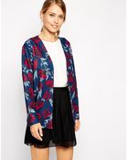 Asos Blazer In Rose Print - Lyst
