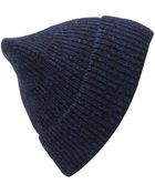 Forever 21 Ribbed Knit Beanie Cap - Lyst