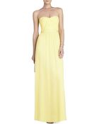 BCBGMAXAZRIA Amber Cascade Strapless Dress - Lyst