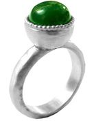 Chen Fuchs Jewelry Green Agate Gemstone Ring - Lyst