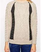 Chinti & Parker Chinti & Parker Plait Cable Sweater - Lyst