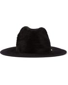 Federica Moretti Bunny Ear Fedora Hat - Lyst