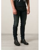 Diesel Distressed Skinny Jeans - Lyst