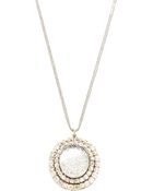 Renee Lewis 18K White Gold And Antique Diamond Shake Necklace - Lyst
