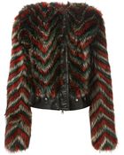 Givenchy Chevron Print Jacket - Lyst