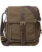 Fossil Estate Casual Cotton Canvas North-South Commuter Bag - Lyst