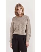 Helmut Lang Crop Sweater - Lyst