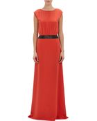 Derek Lam Cap-Sleeve Gown - Lyst