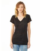 Alternative Apparel Diane Burnout V-Neck Tunic - Lyst