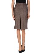 Tara Jarmon Knee Length Skirt - Lyst