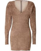 Jitrois Suede Dress - Lyst