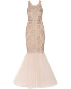 Notte By Marchesa Embroidered Lace And Tulle Gown - Lyst