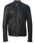 DSquared2 Leather Jacket - Lyst