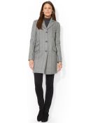 Lauren by Ralph Lauren Herringbone Wool-Blend Jacket - Lyst