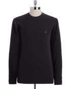 Polo Ralph Lauren Long Sleeve Thermal Crew - Lyst