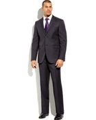 Balmain Black Pinstripe Suit - Lyst