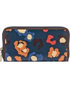 Fossil Keyper Zip Clutch Wallet - Lyst