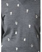 Comme Des Garçons Embroidered Sweater - Lyst