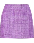 Alice + Olivia Gianna Tweed Mini Skirt - Lyst