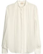 H&M Silk Blouse - Lyst