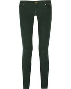 M Missoni Mid-Rise Skinny Stretch-Corduroy Jeans - Lyst