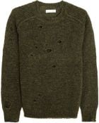 Etoile Isabel Marant Rain Distressed Knitted Sweater - Lyst