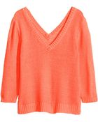 H&M Knitted Jumper - Lyst