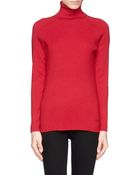 Tory Burch 'Evangeline' Turtleneck Sweater - Lyst