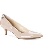 Calvin Klein Women'S Nicki Wide Width Pumps - Lyst