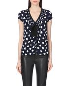 Claudie Pierlot Beryl Heart-Printed Top - Lyst