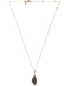 Alexis Bittar Custom Cut Black Banded Agate Drop Pendant - Lyst