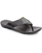 Saks Fifth Avenue Leather Thong Sandals - Lyst