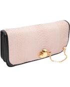 Philippe Roucou Sable Python Clutch - Lyst