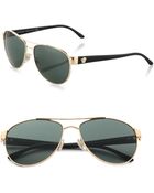 Versace Metal & Plastic Pilot Sunglasses - Lyst