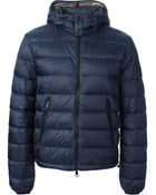 Burberry Brit Ribbed Hem and Cuffs Coat - Lyst