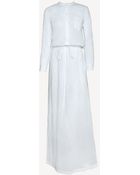 Theory Linen Maxi Shirt Dress - Lyst