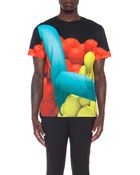 Christopher Kane Helix Clash Zoom Digital Cotton Tee - Lyst
