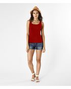 Michael Stars 2x1 Rib Boyfriend Tank - Lyst