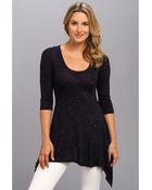 Karen Kane 34 Sleeve Handkerchief Top - Lyst