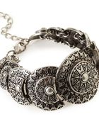 Forever 21 Sunburst Pendant Bracelet - Lyst