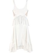 Jason Wu Lacetrimmed Silkcrepe Dress - Lyst