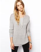 2nd Day Sweater With Ladder Back - Lyst